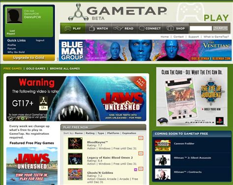 GameTap: Gaming's Best.